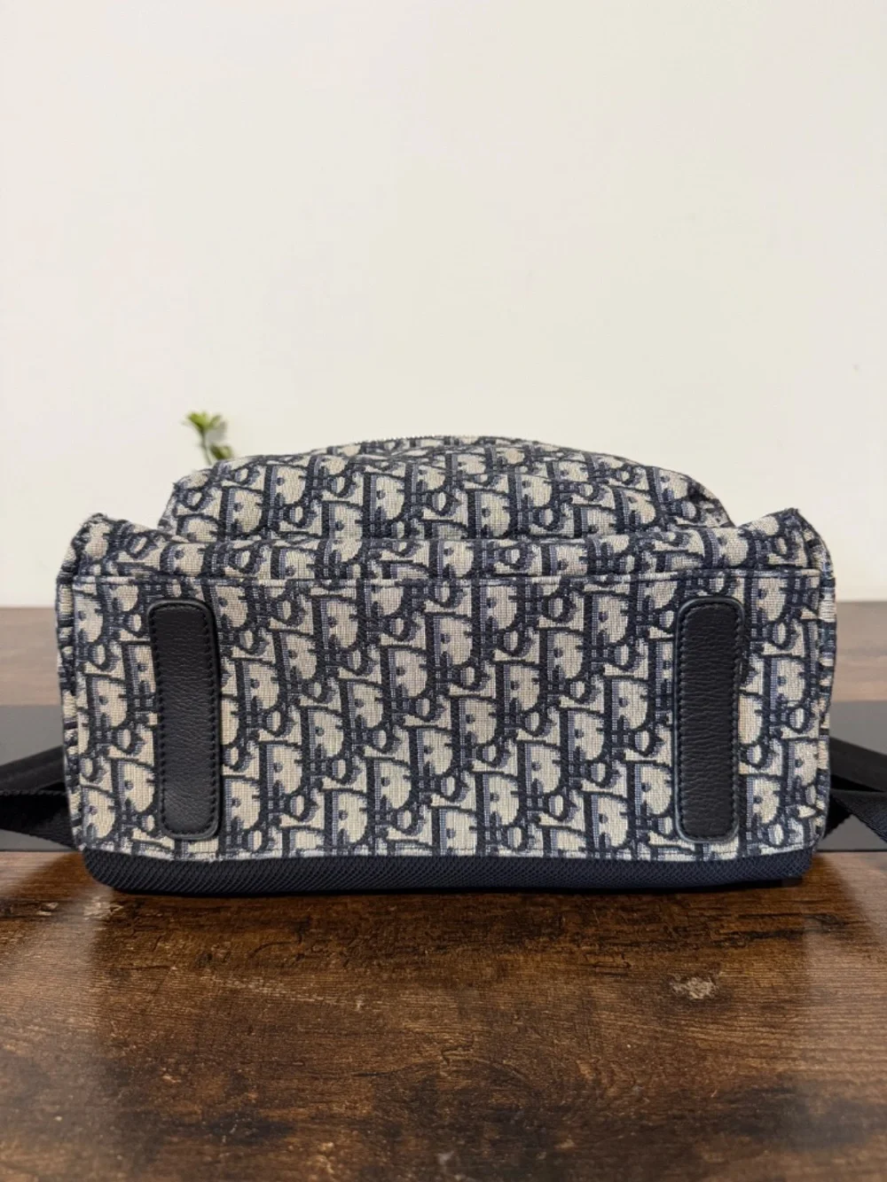 Dior Rider Backpack in Blue Oblique Canvas (MSRP $2900)